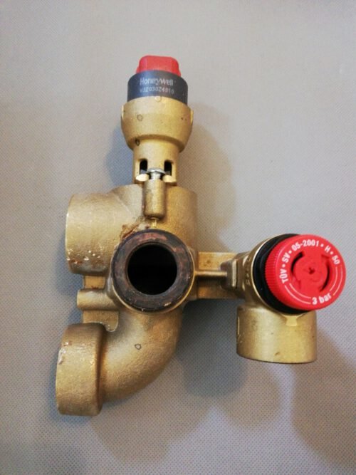 BUDERUS Dreiwegeventil für GB162, 8718600137, 3-Wege-Ventil 15-45 kW