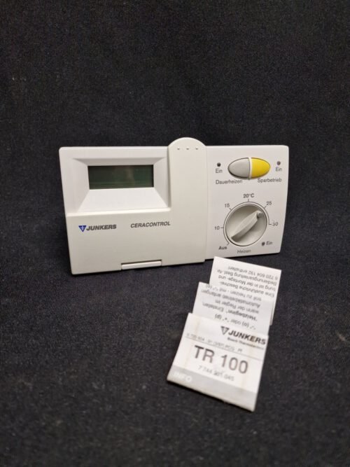 (P8) Junkers Raumregler Ceracontrol TR 100  24 Monate Garantie Cashback 15€