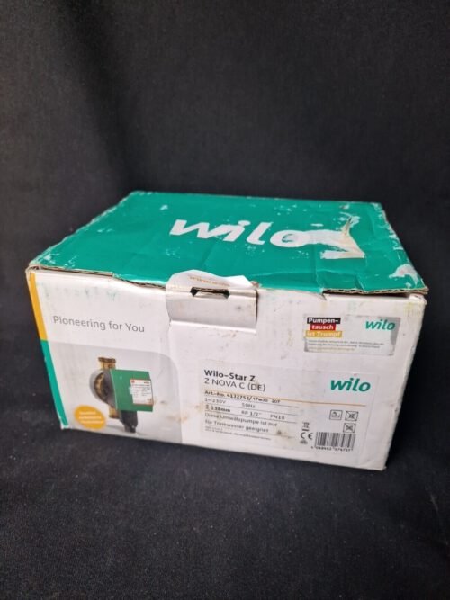 WILO 4132752 Wilo Hocheffizienzpumpe Star-Z  NOVA C, Rp 1/2Zoll, 138mm