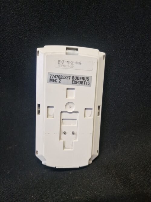 Buderus Fernbedienung MEC 2 MEC2 7747025227 EXPORT 15 Garantie und CASHBACK 20€ – Bild 3