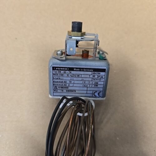 Jumo Typ EM-80 TK  Thermostat EM 80 TK STB Sicherheitstemperaturbegrenzer