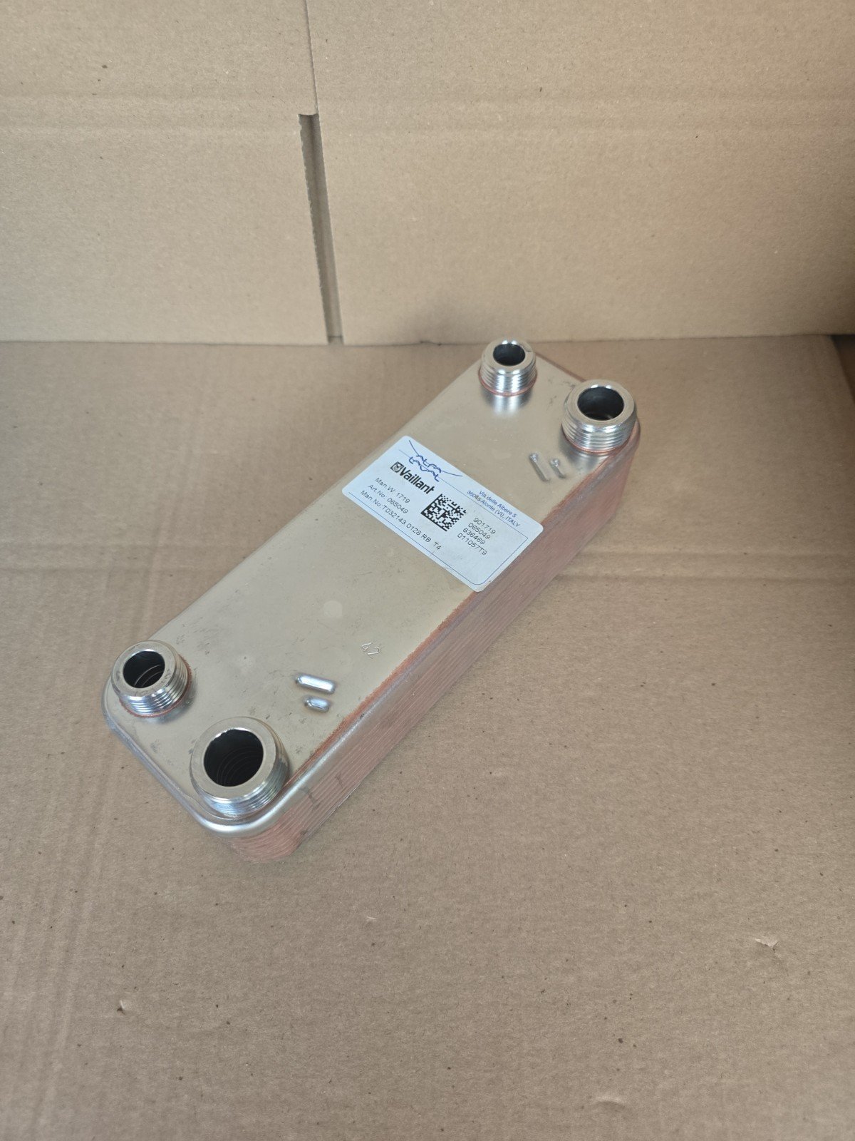 Vaillant Wärmetauscher Brauchwasser VCW 204 254 205 255 206 064884 / 065049