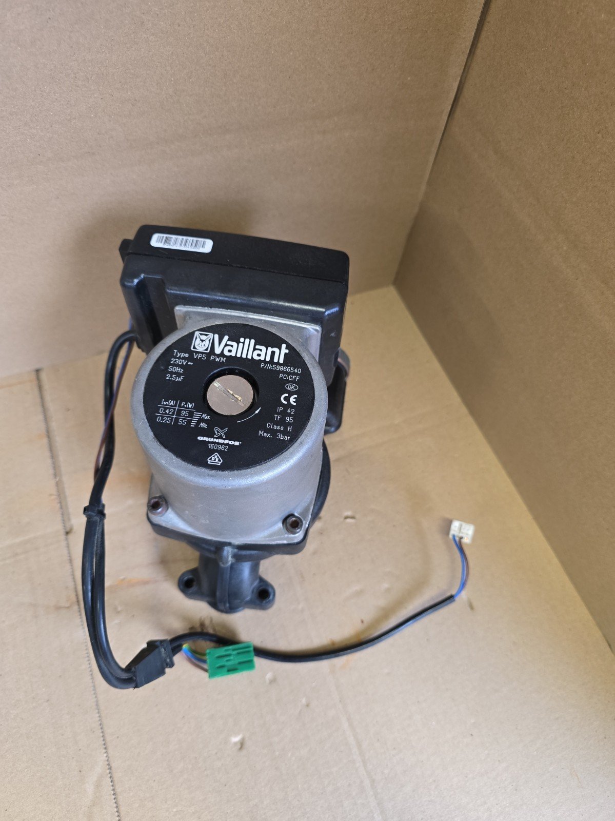 Vaillant Grundfos VP5 PWM 160962 Pumpe Heizungspumpe 59866540 VC VCW